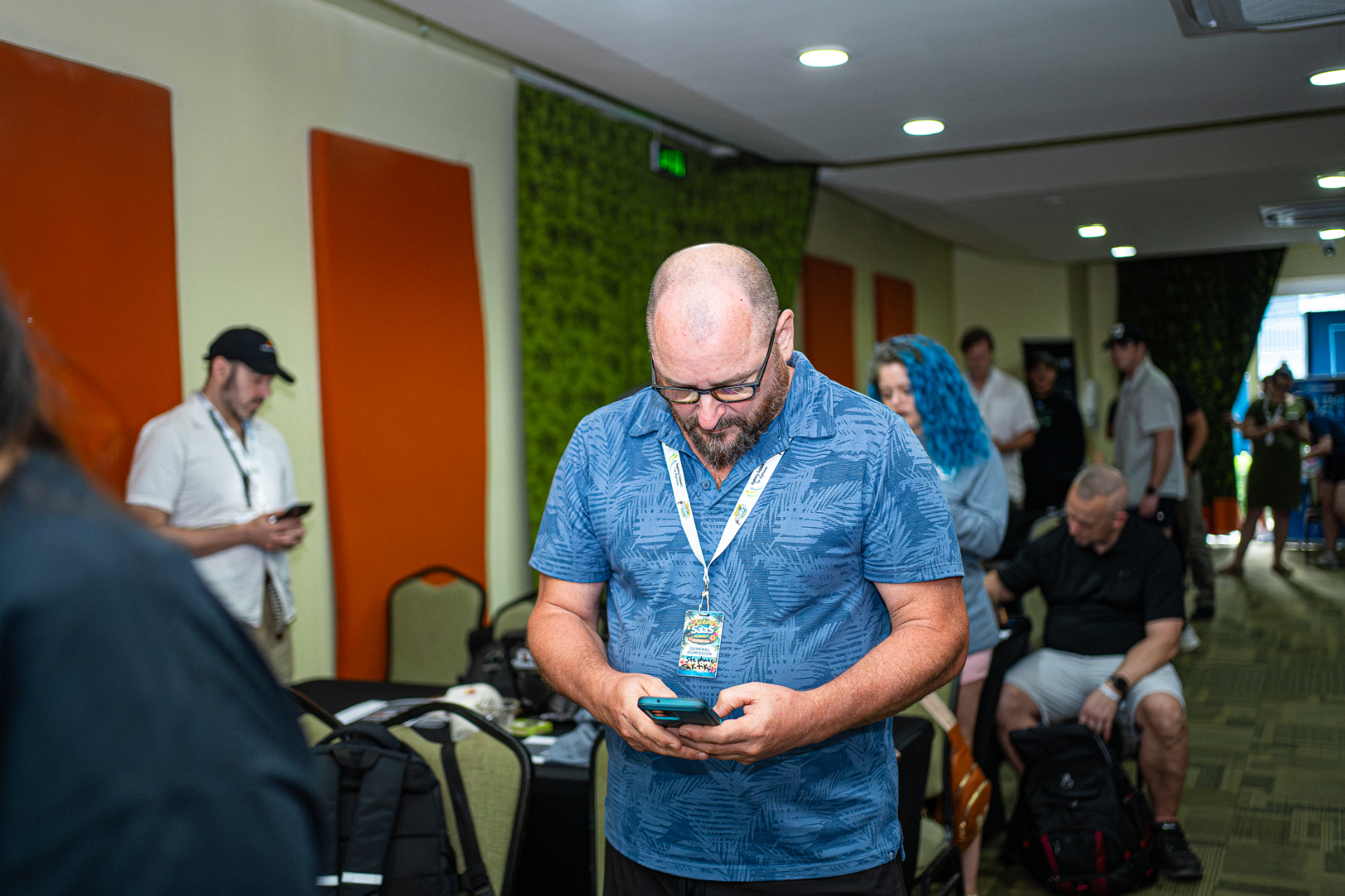 Hands-on workshop, phones out, room engaged